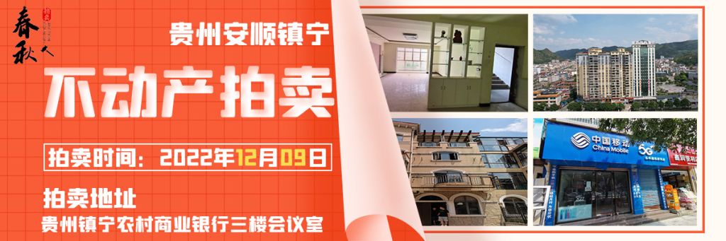 【12月09日】鎮(zhèn)寧縣商鋪、住宅、商業(yè)展位拍賣公告